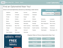 Tablet Screenshot of localoptometry.com